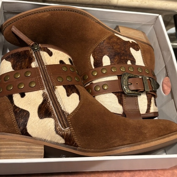 Women's Shyanne Western Booties Brown Size 8.5 - Picture 8 of 8